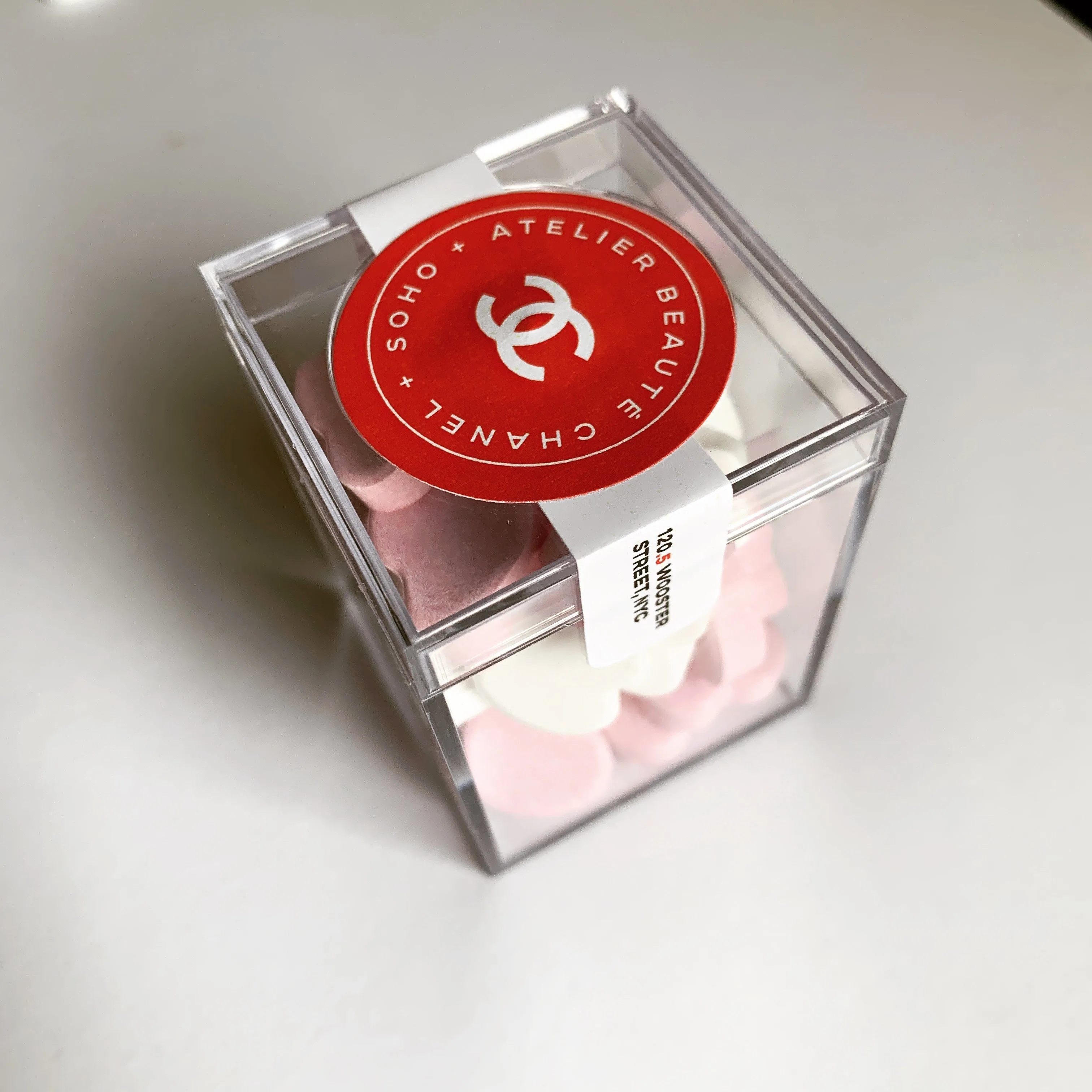 Candy Hearts Personalized Valentines Cubes - 30 Candies Per Cube