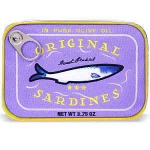 Cessfle Canned Sardines Makeup Bag, Funny Sardine Tin Fish Cosmetic Bag, Creative Cute Makeup Bag Kawaii Pencil Case Pouch, Coquette Make up Pouch for Women…