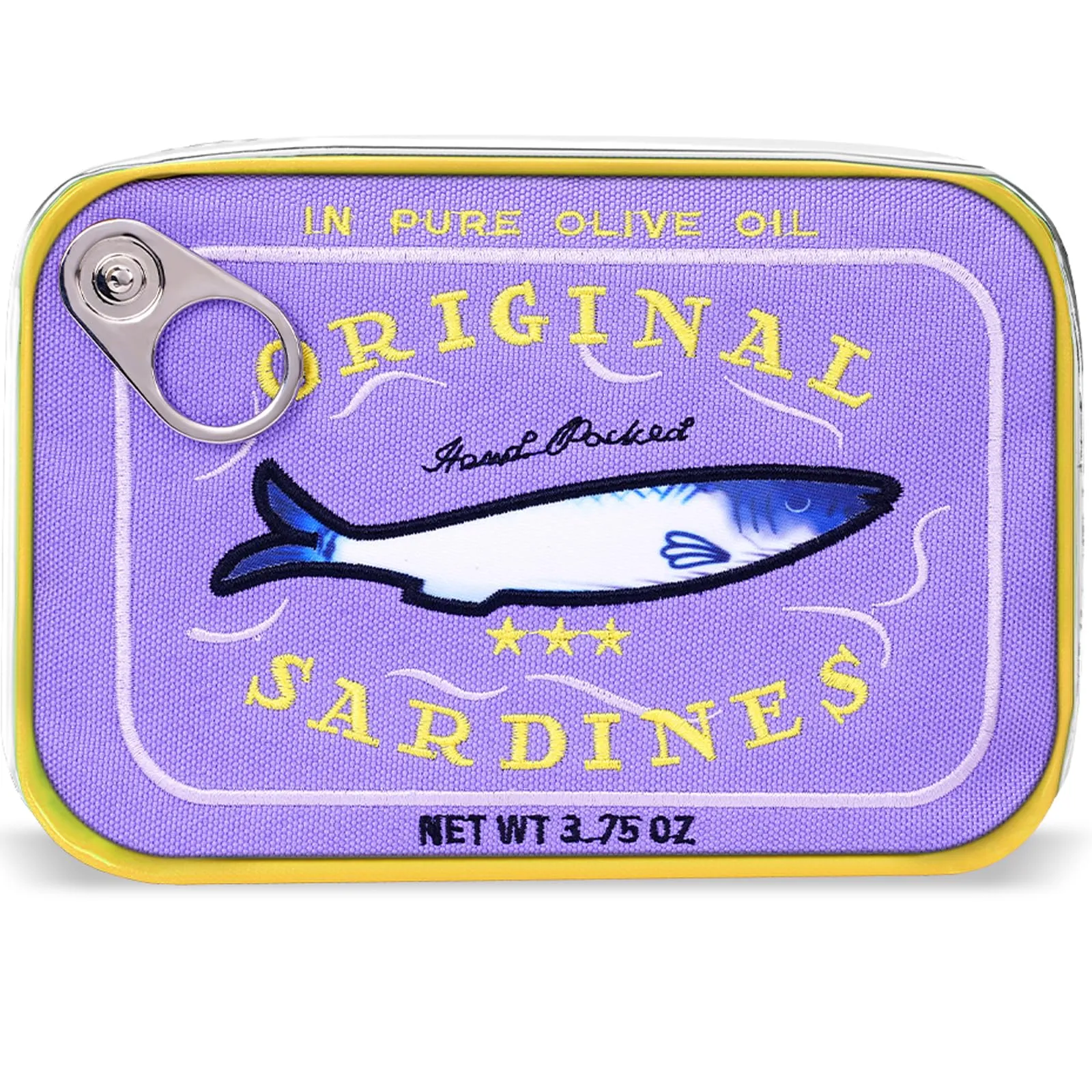 Cessfle Canned Sardines Makeup Bag, Funny Sardine Tin Fish Cosmetic Bag, Creative Cute Makeup Bag Kawaii Pencil Case Pouch, Coquette Make up Pouch for Women…