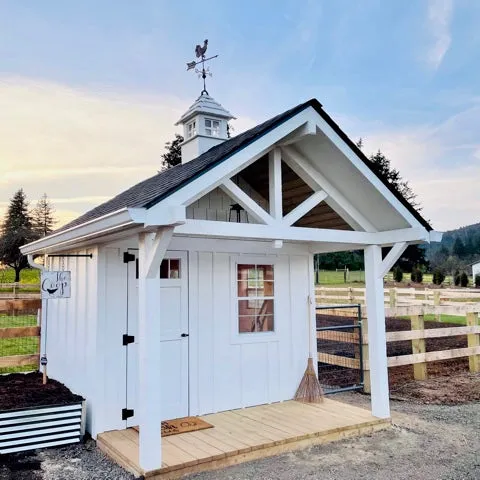 Chalet Coop - 10'x8' w/ Storage