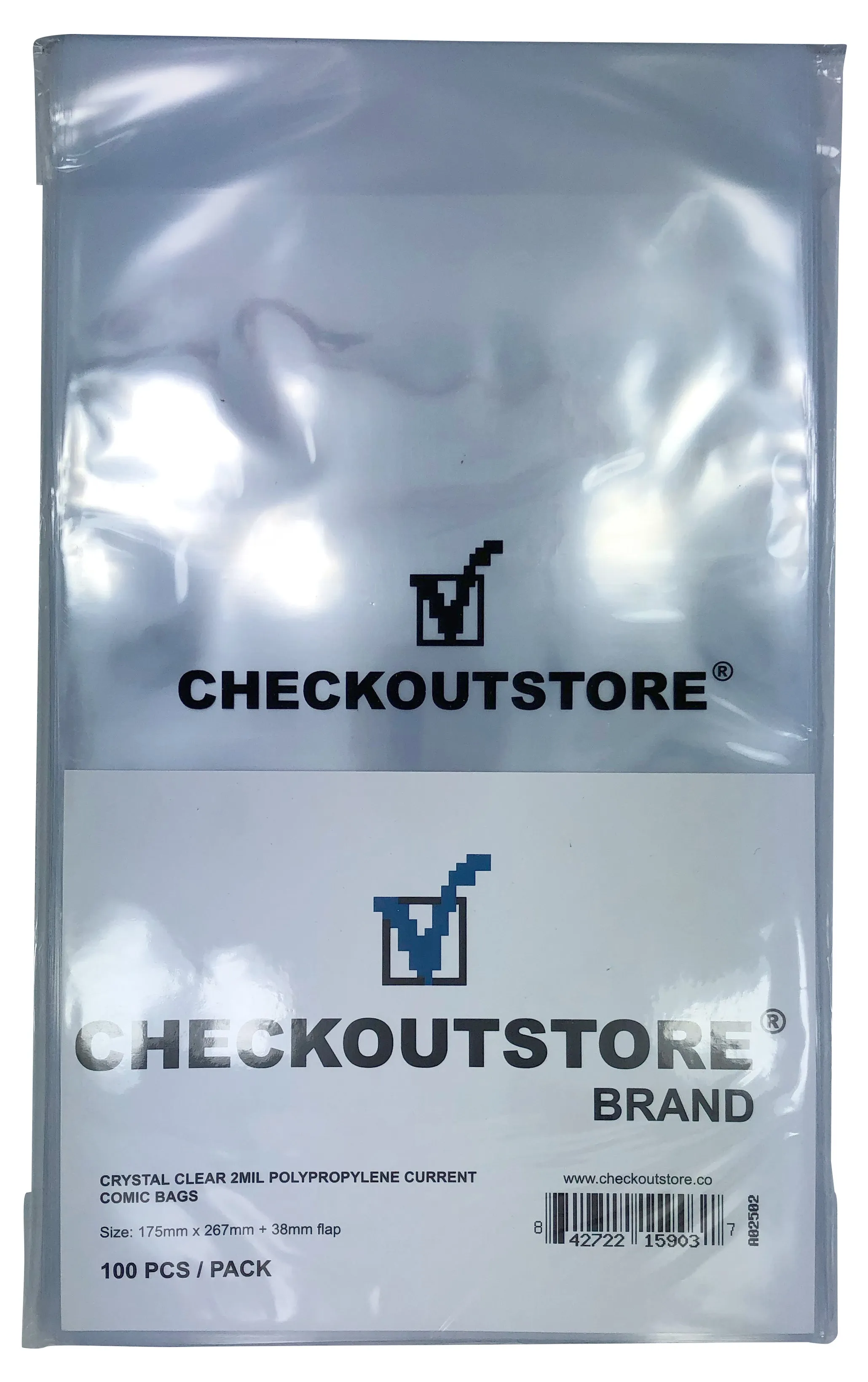 CheckOutStore Crystal Clear Current Comic Book Bags