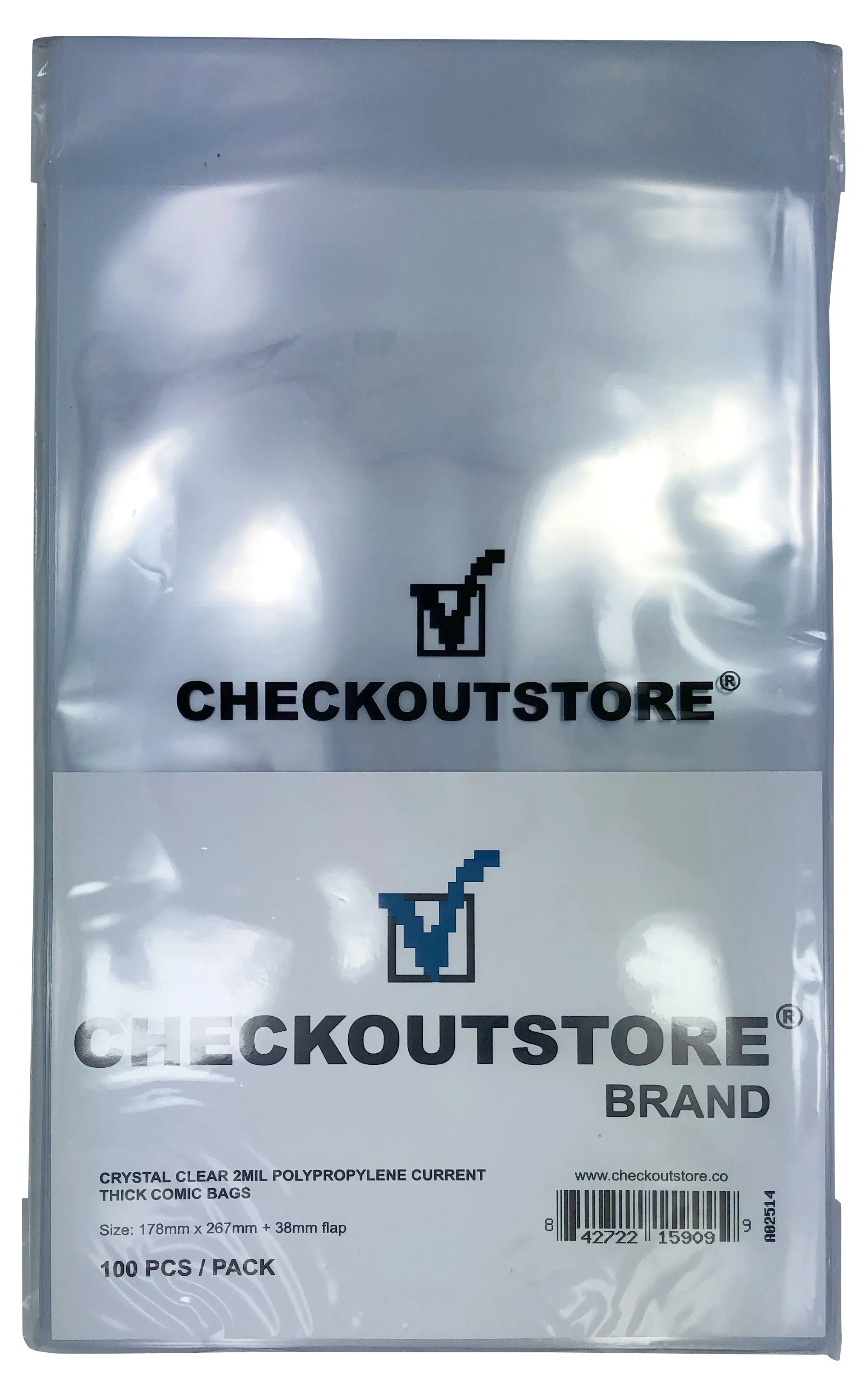 CheckOutStore Crystal Clear Current Comic Book Bags
