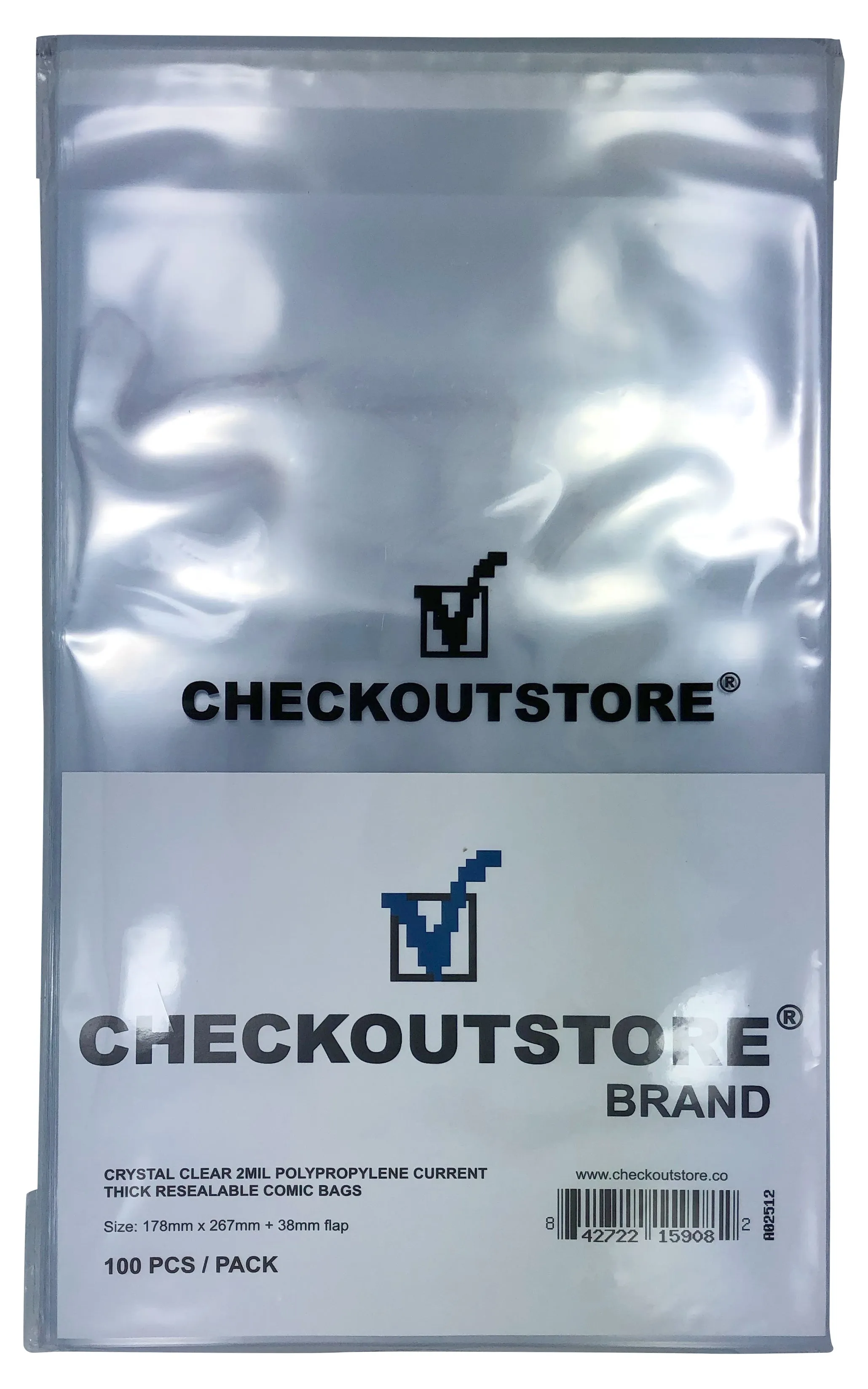 CheckOutStore Crystal Clear Current Comic Book Bags