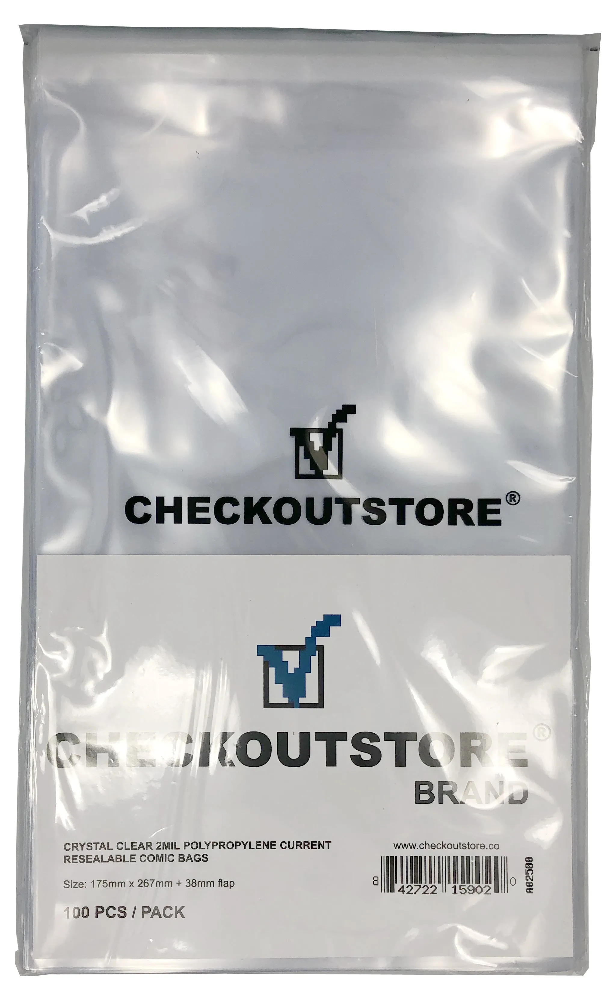 CheckOutStore Crystal Clear Current Comic Book Bags