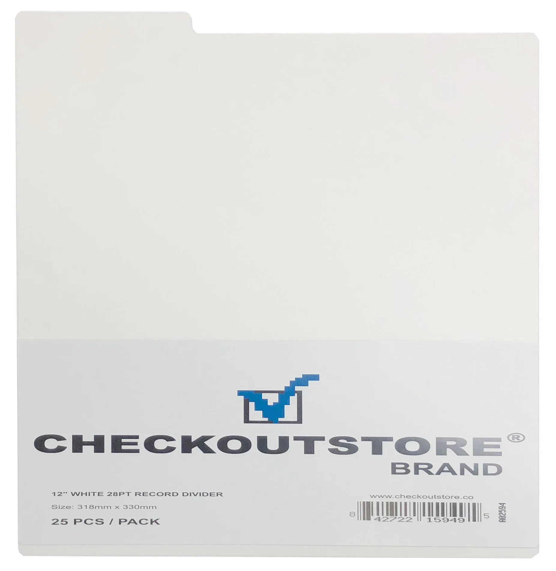 CheckOutStore® Premium Plastic Record Dividers to Organize Vinyl LPs