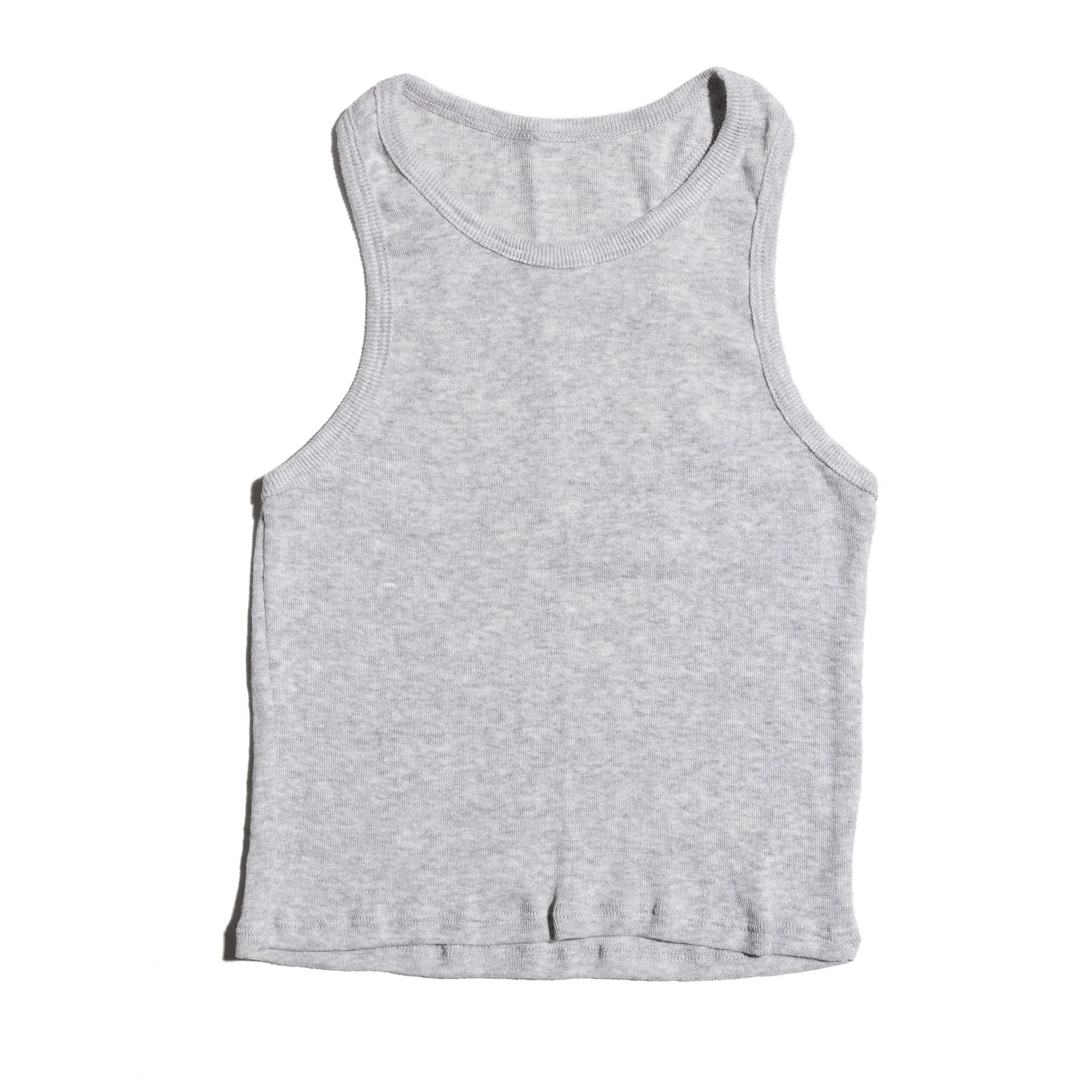 Chloe Ladies Cropped Rib Tank