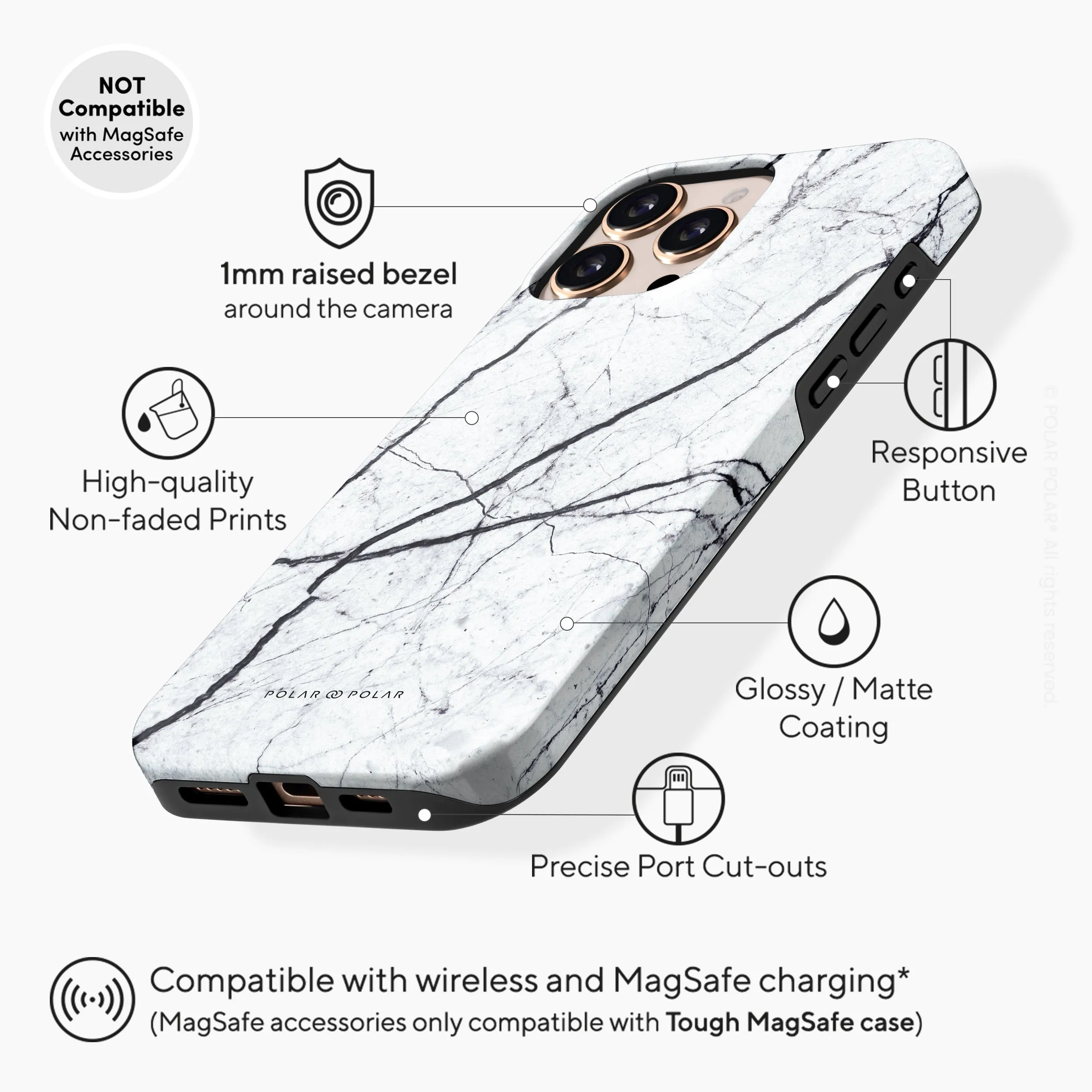 Classic White - iPhone 16 Pro Case