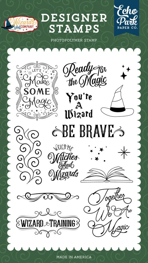 Clear Stamp, Wizards and Company - Ready for the Magic