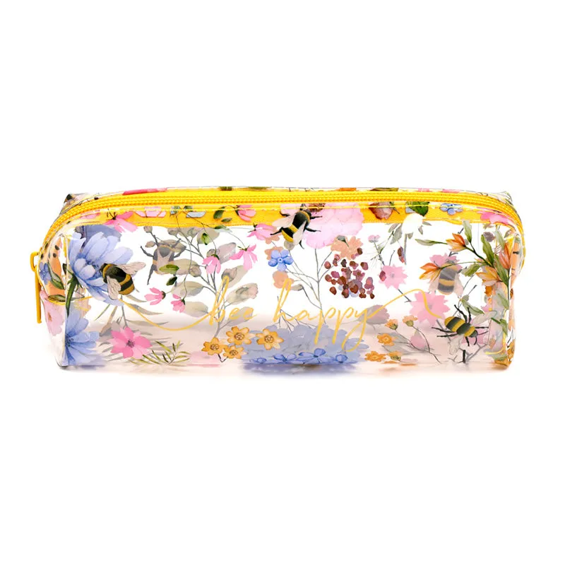 Clear Window Pencil Case - Nectar Meadows