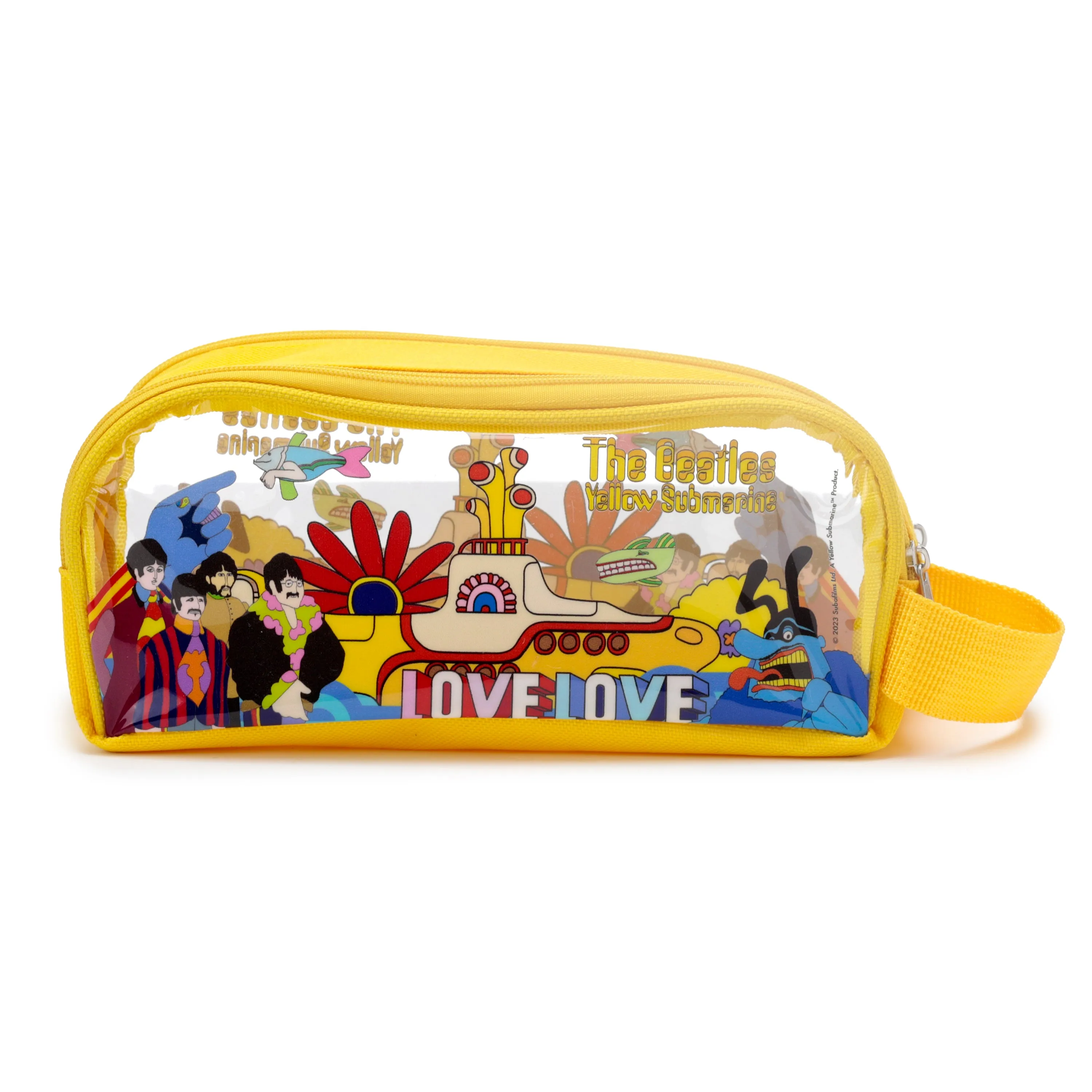 Clear Window Pencil Case - The Beatles Yellow Submarine