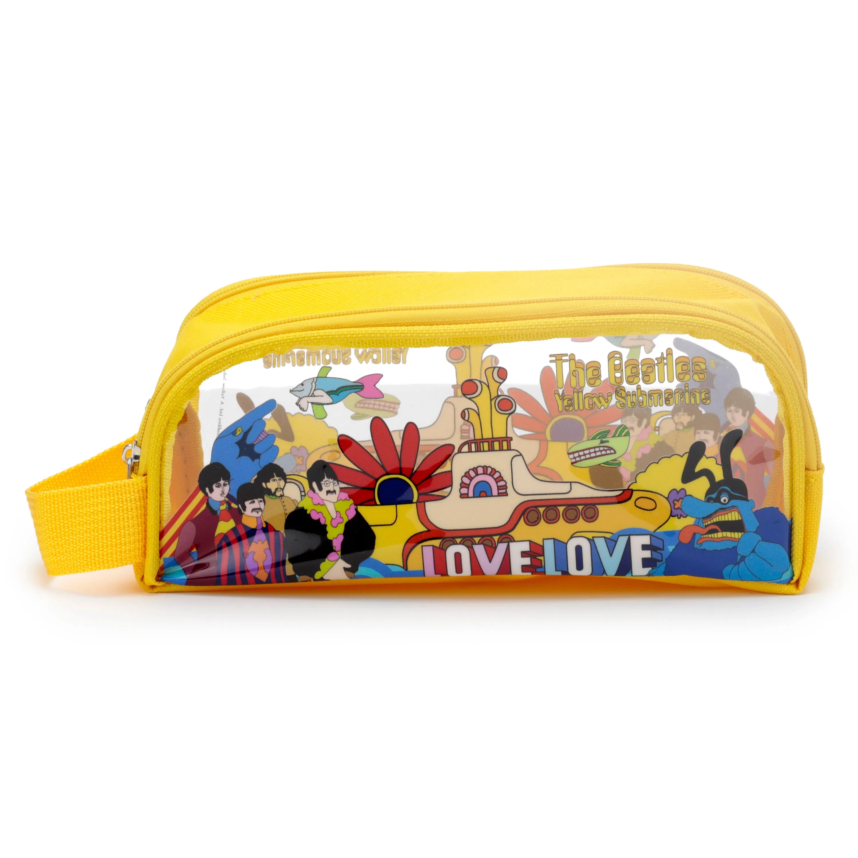 Clear Window Pencil Case - The Beatles Yellow Submarine