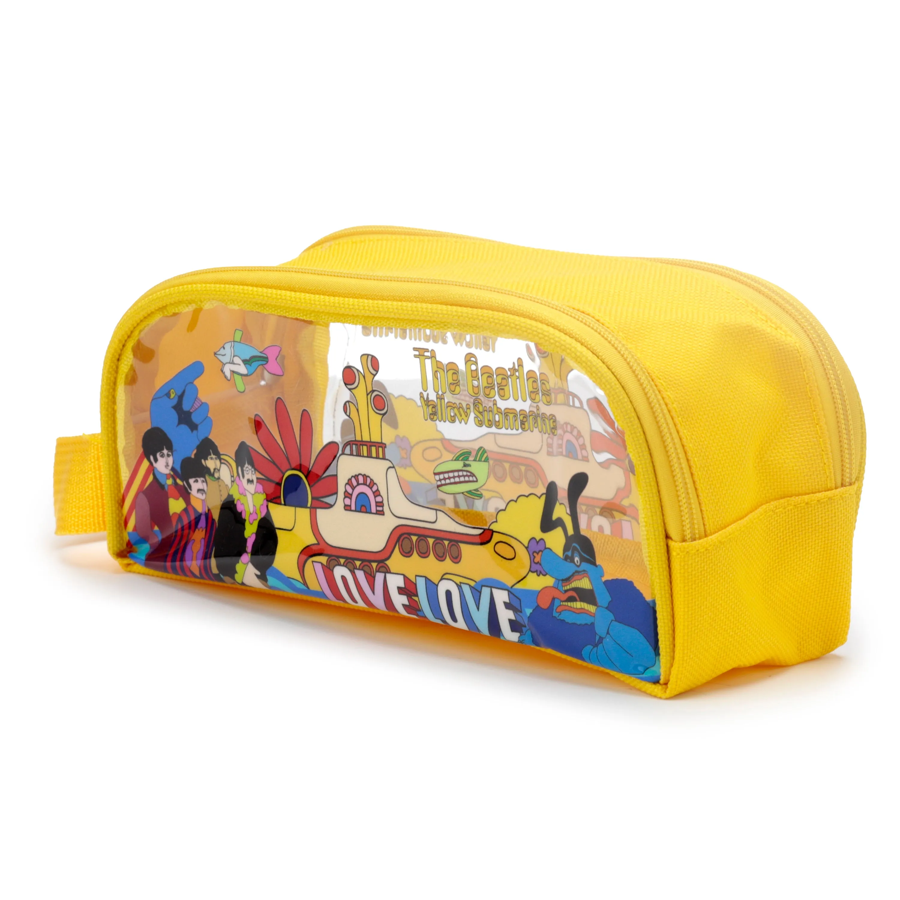 Clear Window Pencil Case - The Beatles Yellow Submarine