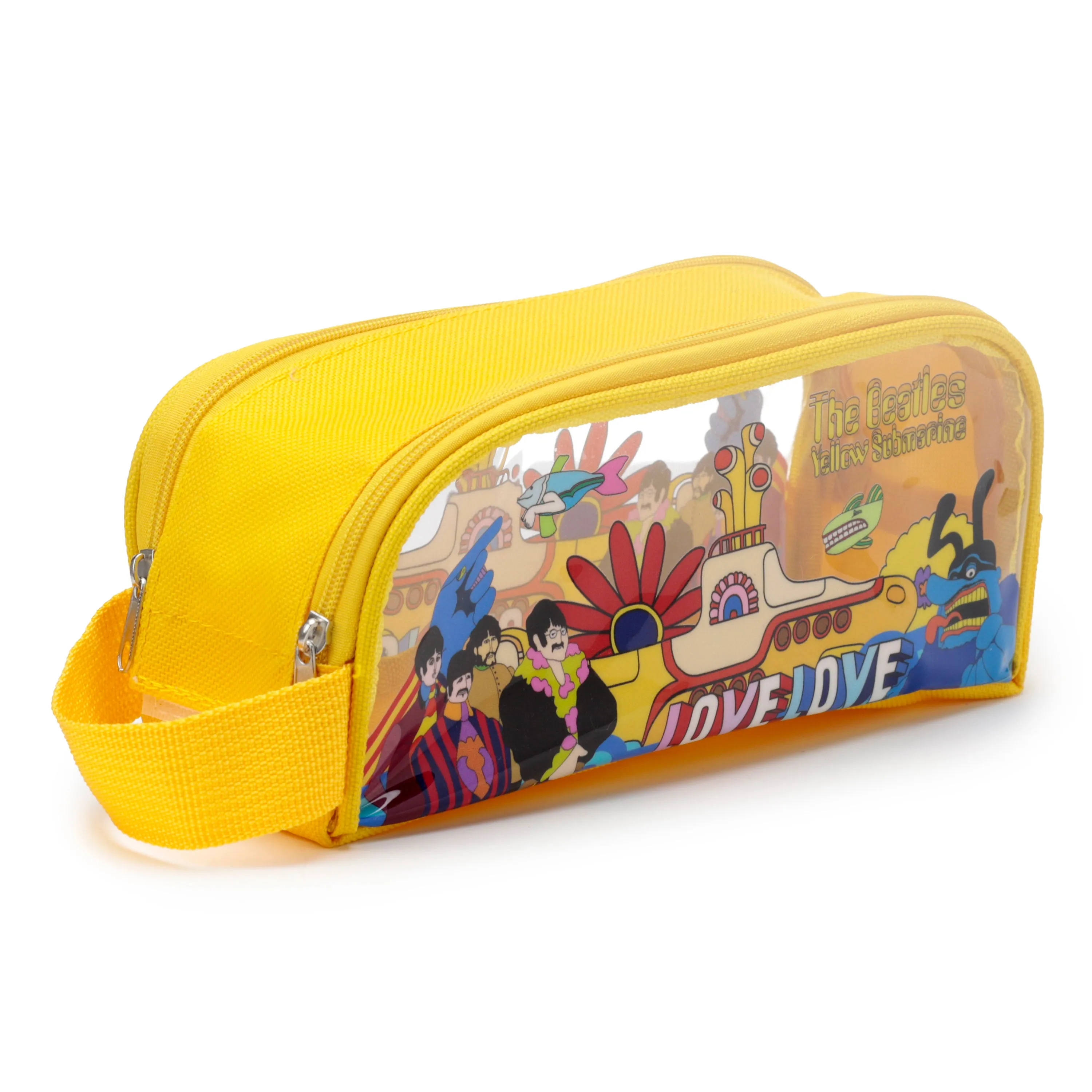 Clear Window Pencil Case - The Beatles Yellow Submarine