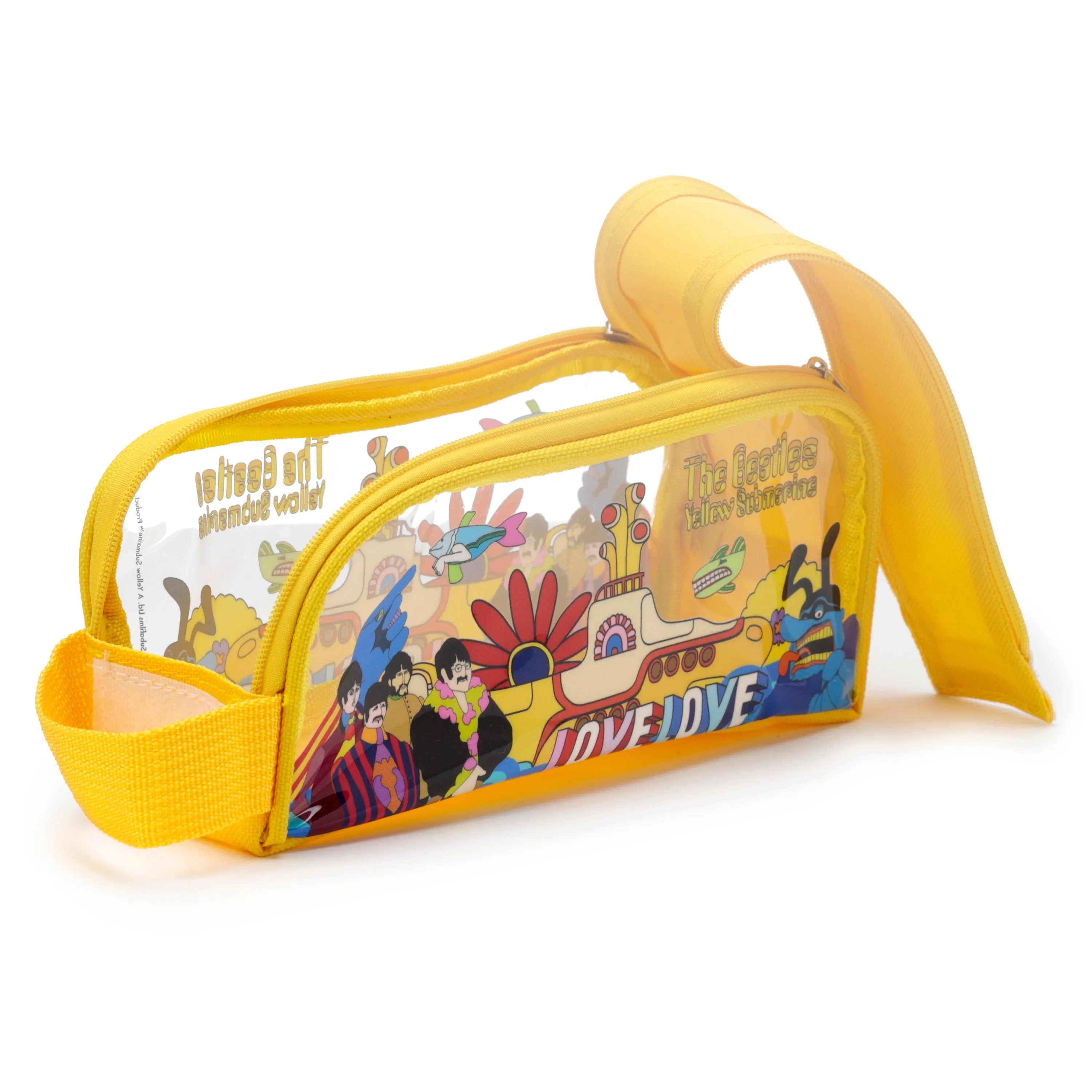 Clear Window Pencil Case - The Beatles Yellow Submarine