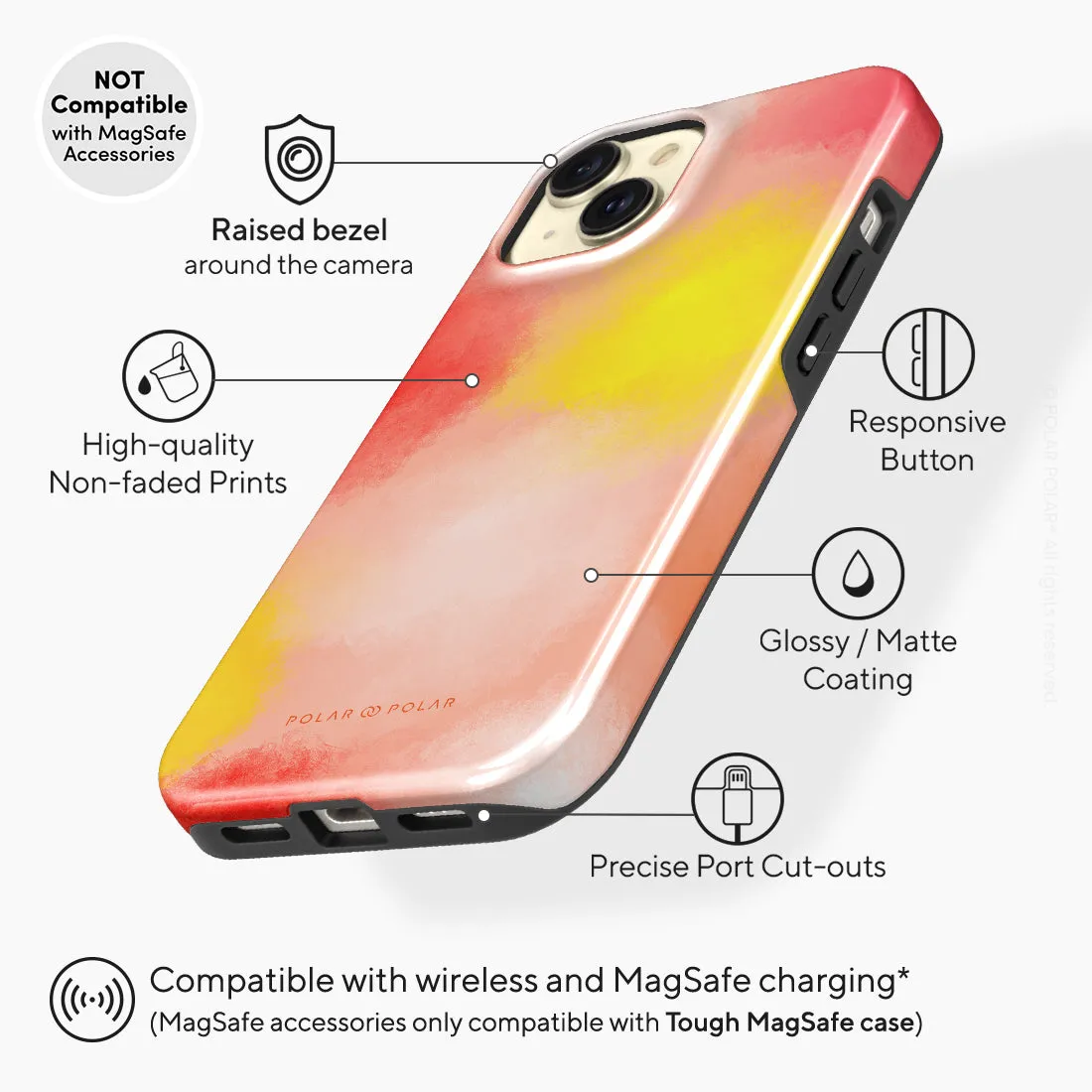 Clouds in Fall - iPhone 15 Case
