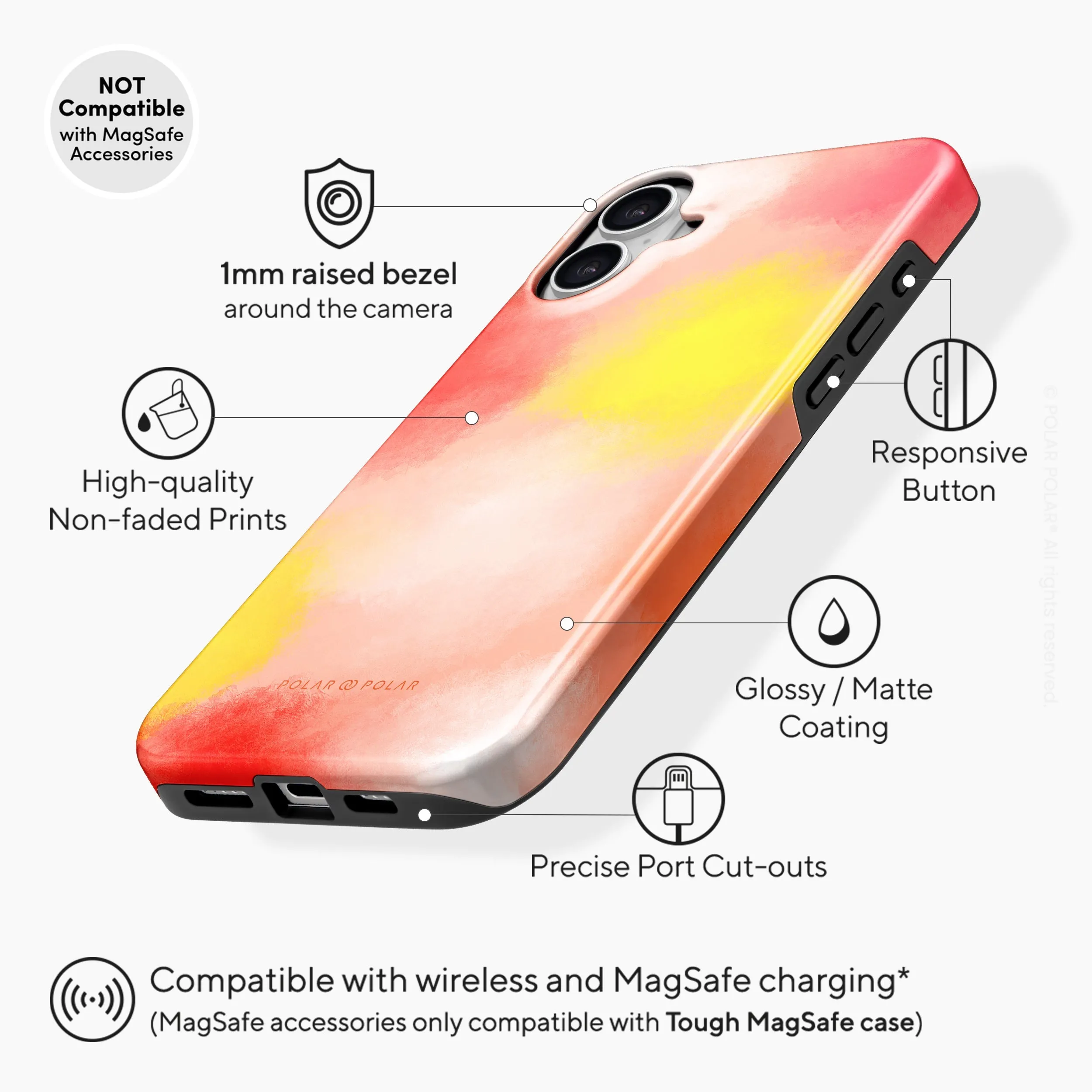 Clouds in Fall - iPhone 16 Case