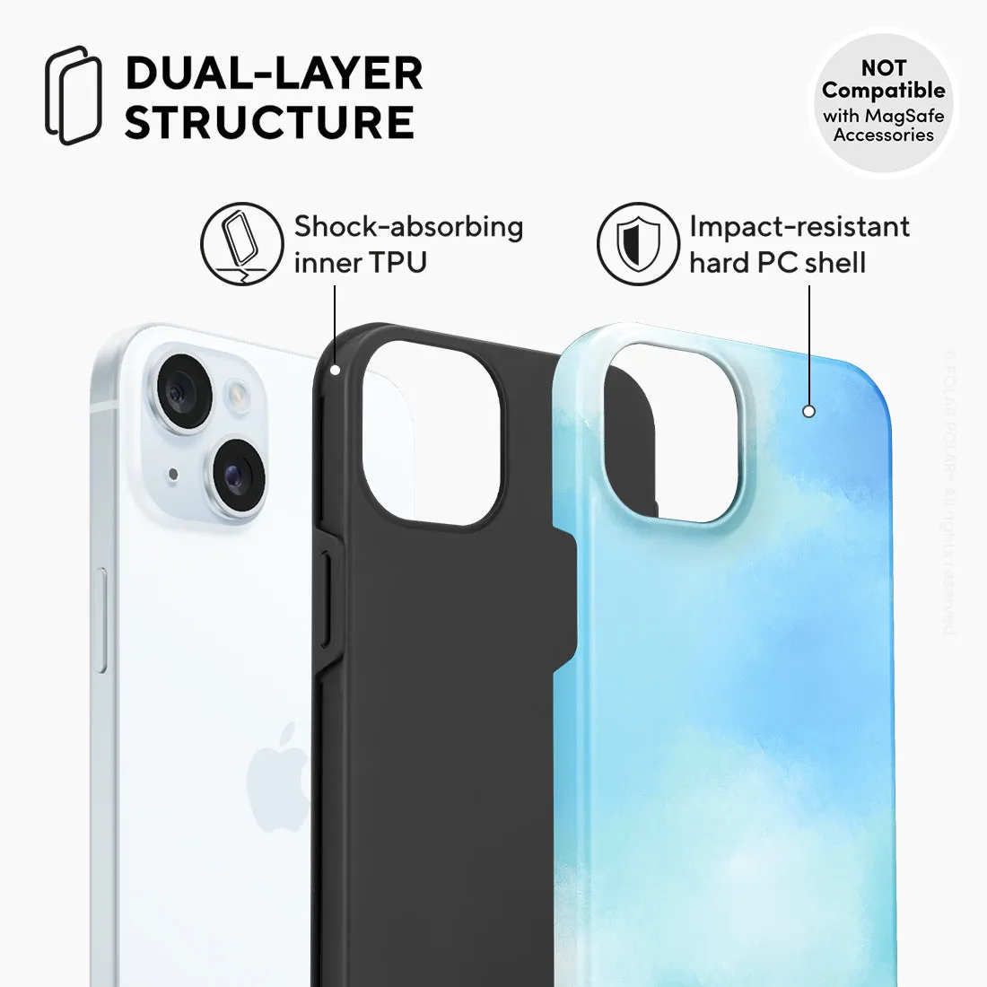 Clouds in Spring - iPhone 15 Plus Case