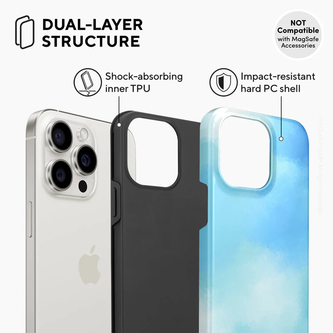 Clouds in Spring - iPhone 15 Pro Max Case