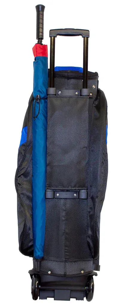 Club Champ Transport Bag with Wheels Black/Royal Blue