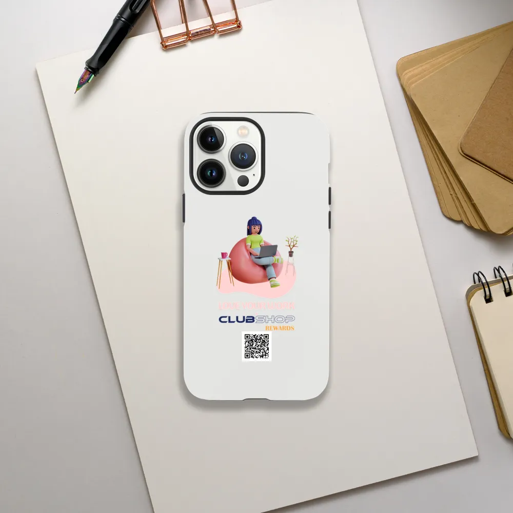 Clubshop customizable tough phone case - Love Your Work