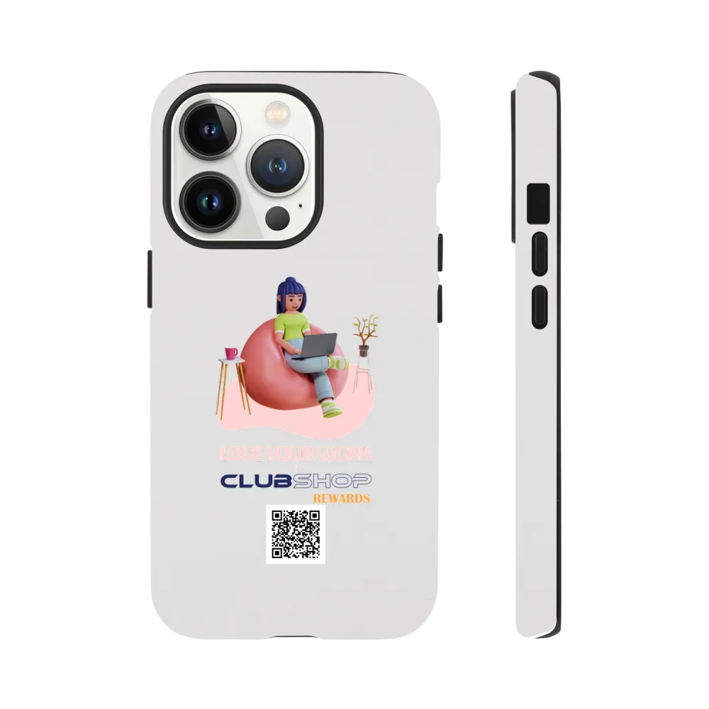 Clubshop customizable tough phone case - Love Your Work