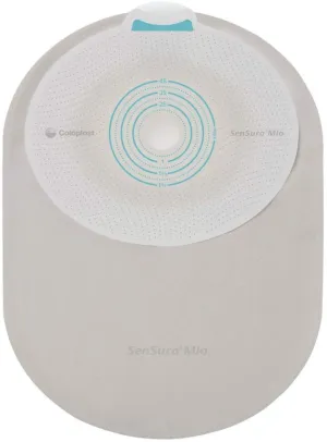 Coloplast Filtered Ostomy Pouch Flat, Trim to Fit Opaque, Clear 5/8 to 1-3/4"