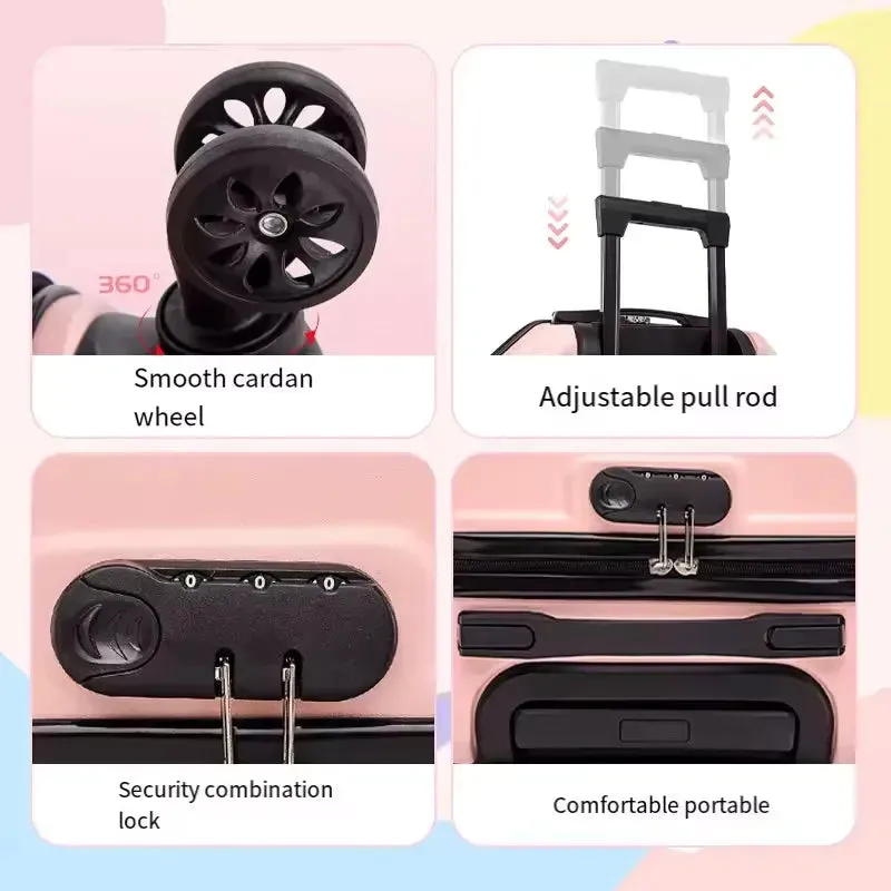 Cool Cartoon Kids Check-in Suitcase
