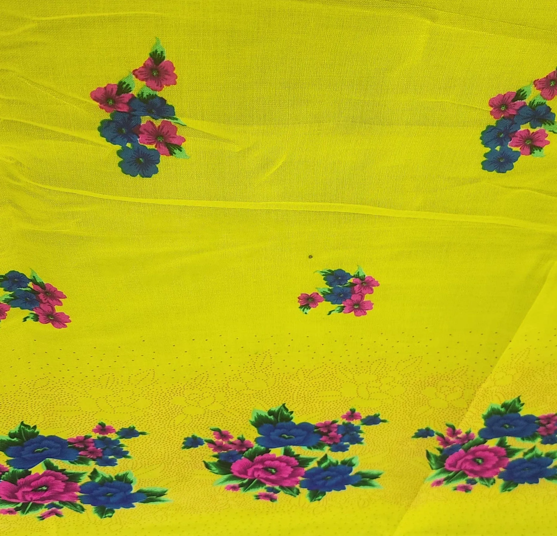 Cotton Basket Fabric Tsonga Print  115 cm
