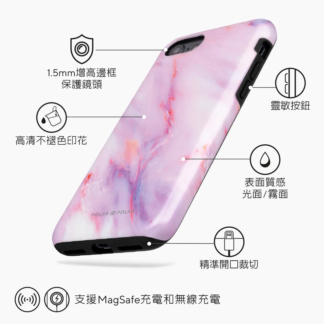 Cotton Candy Custom - iPhone SE3 / SE2 / 8 / 7 Case