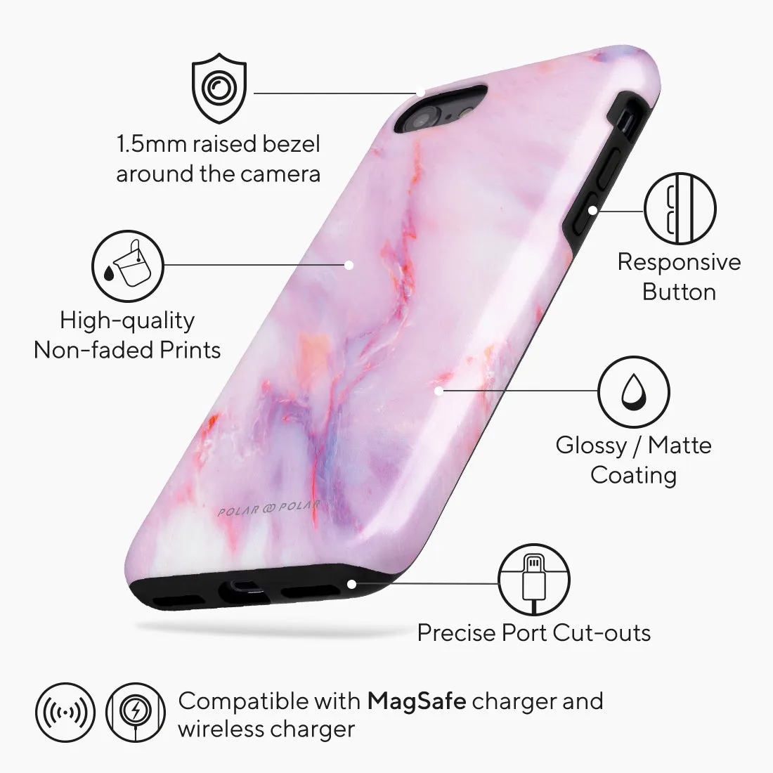 Cotton Candy Custom - iPhone SE3 / SE2 / 8 / 7 Case