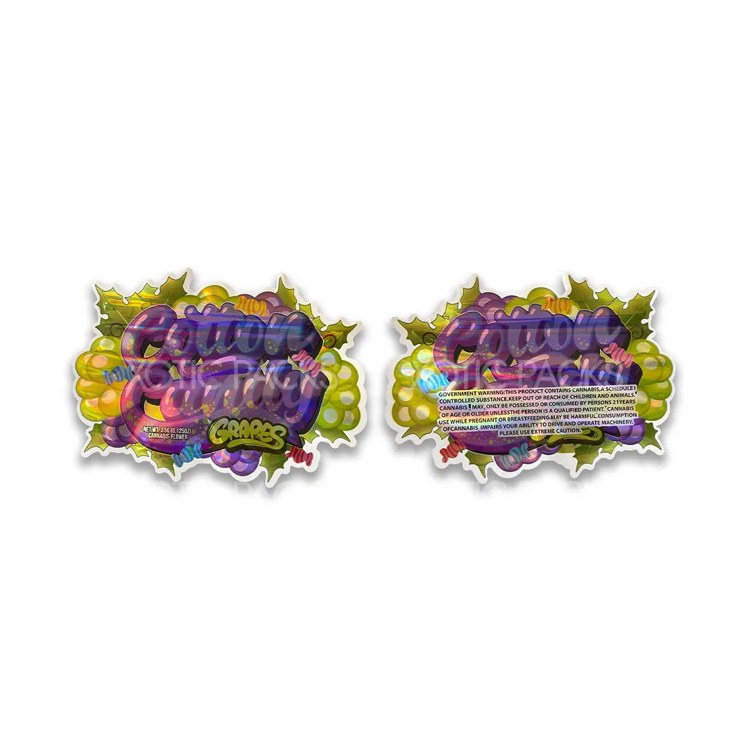 Cotton Candy Grapes Mylar Bag 3.5 Grams