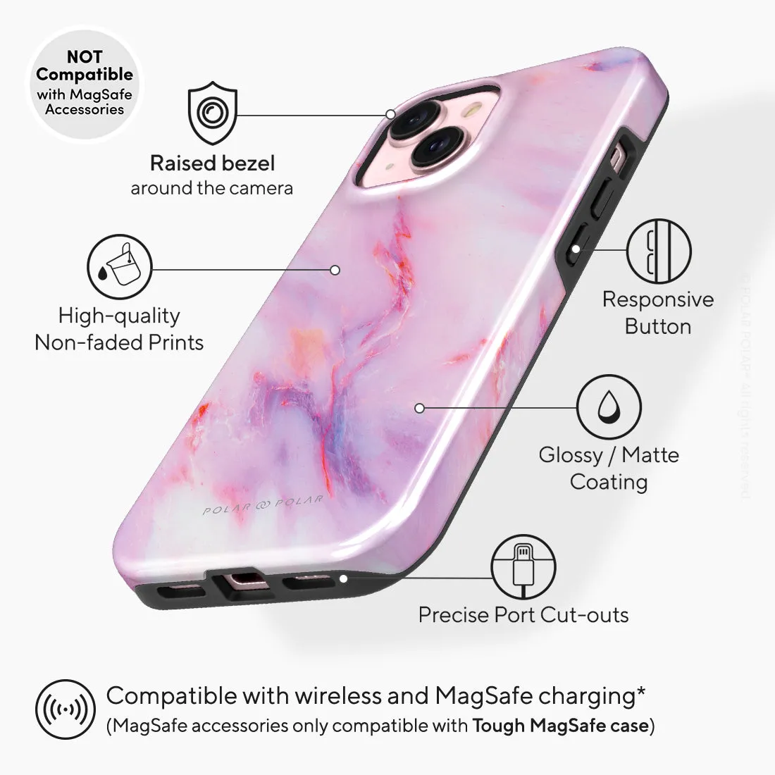 Cotton Candy - iPhone 15 Case