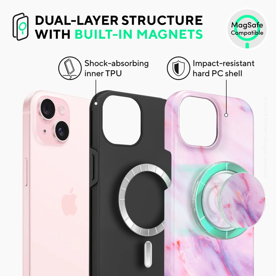 Cotton Candy - iPhone 15 Case