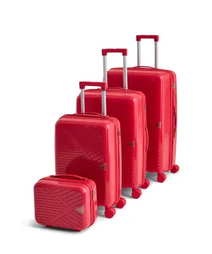 Crimson Trail Luggage Set of 3 – Lightweight, Durable Hard Shell Suitcases with Spinner Wheels (20", 24", 28")