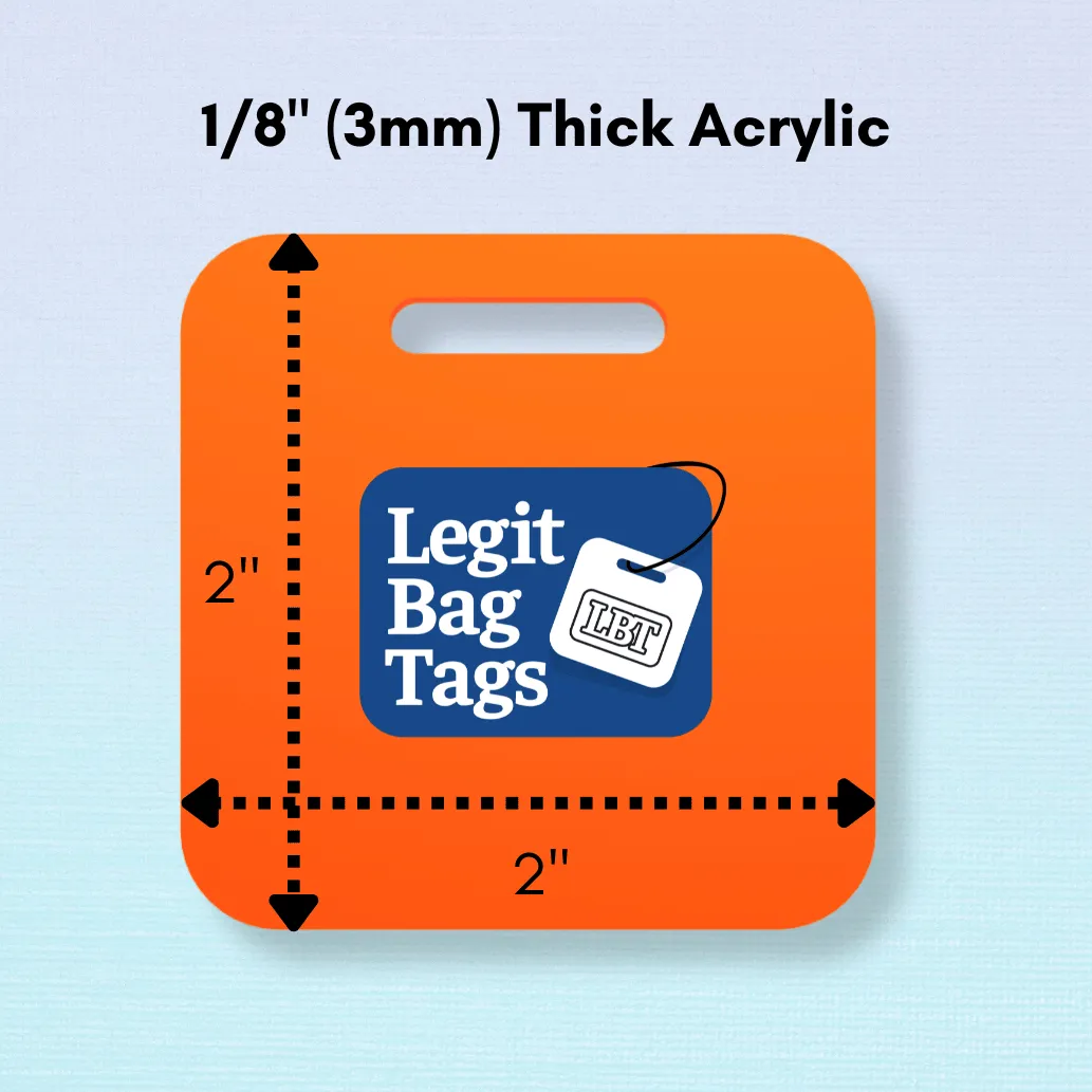 Custom QR Code Tags - 3 Pack
