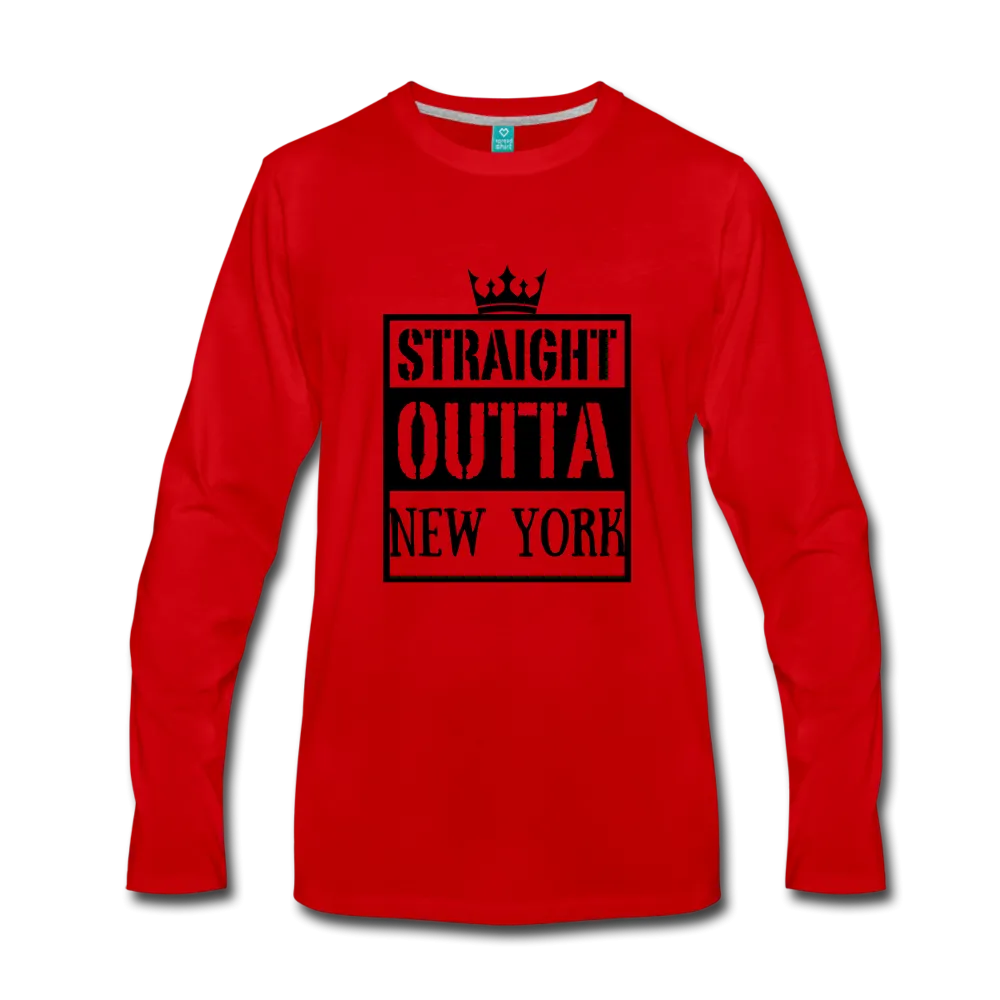Customized Men's Premium Long Sleeve T-Shirt