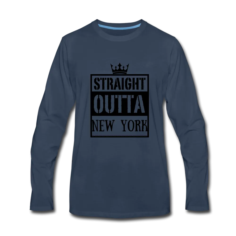 Customized Men's Premium Long Sleeve T-Shirt