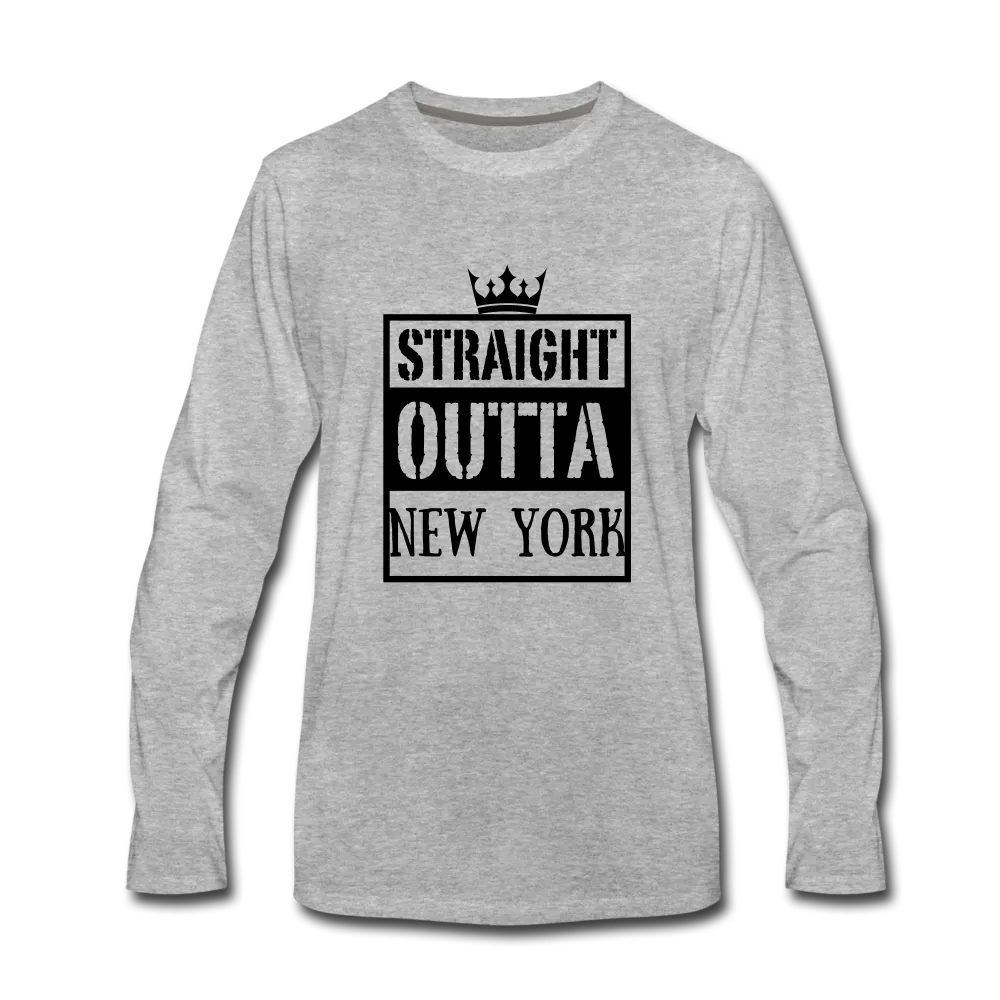 Customized Men's Premium Long Sleeve T-Shirt