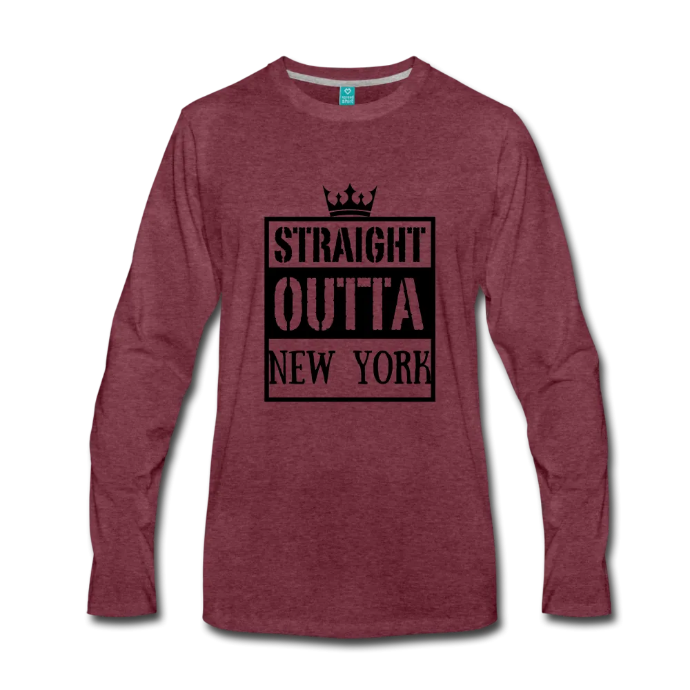 Customized Men's Premium Long Sleeve T-Shirt