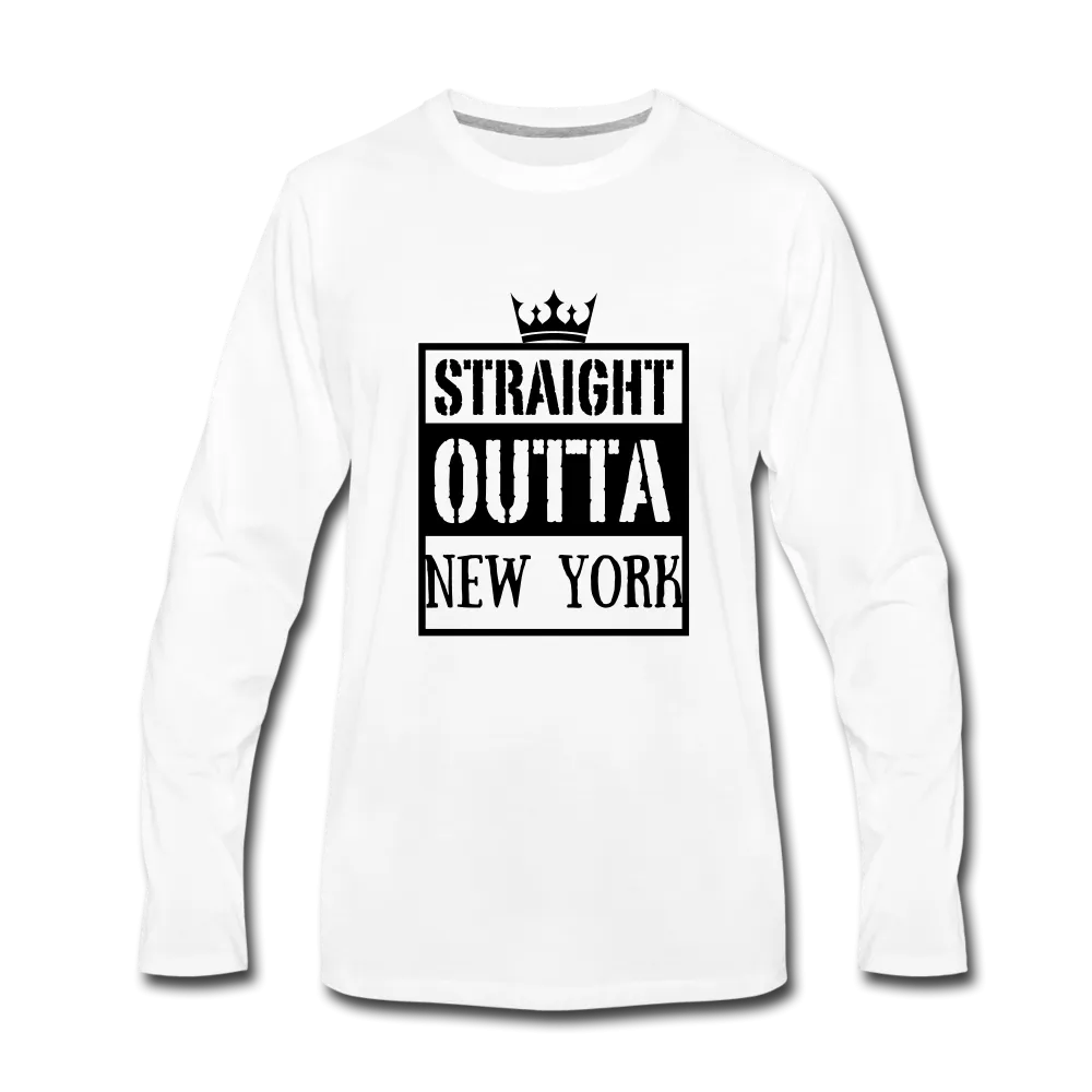 Customized Men's Premium Long Sleeve T-Shirt