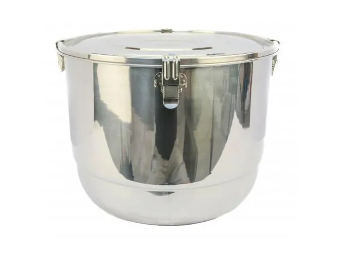 CVault Stainless Steel Air-Tight Metal Storage and Curing Container 33cm (21L)