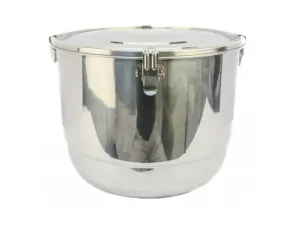 CVault Stainless Steel Air-Tight Metal Storage and Curing Container 33cm (21L)