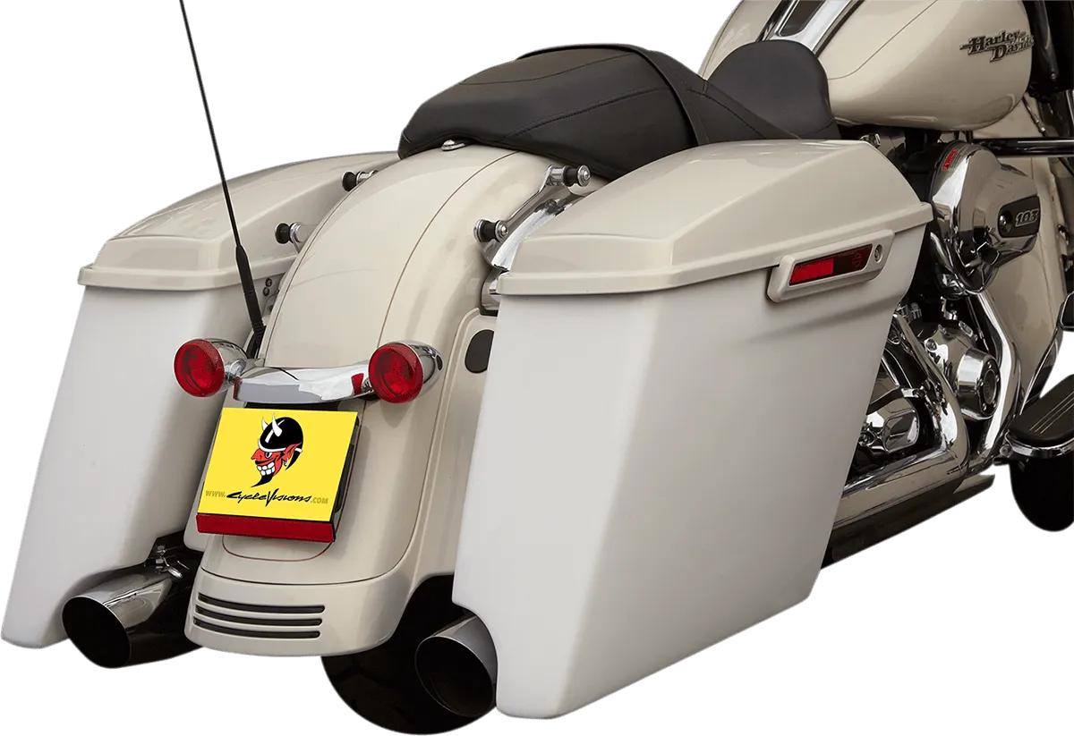 Cycle Visions CV7283 4in. Extended Saddlebag without Cutouts - Right