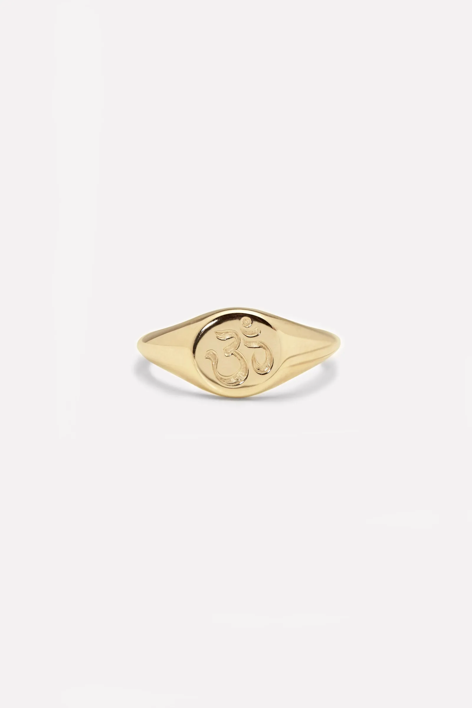 Dainty Signet with Om