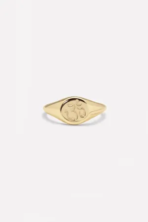 Dainty Signet with Om
