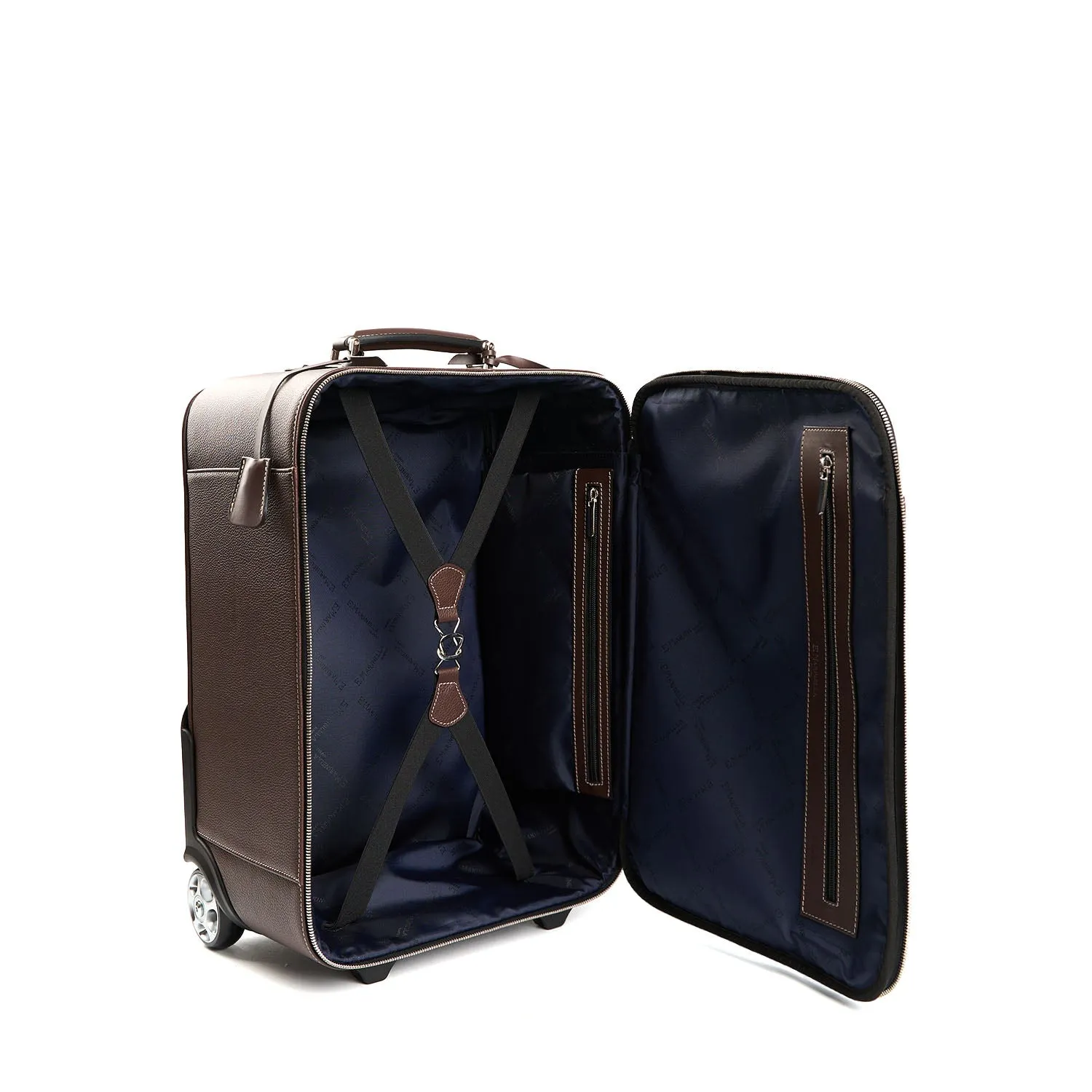 DARK BROWN SEMI-RIGID TROLLEY