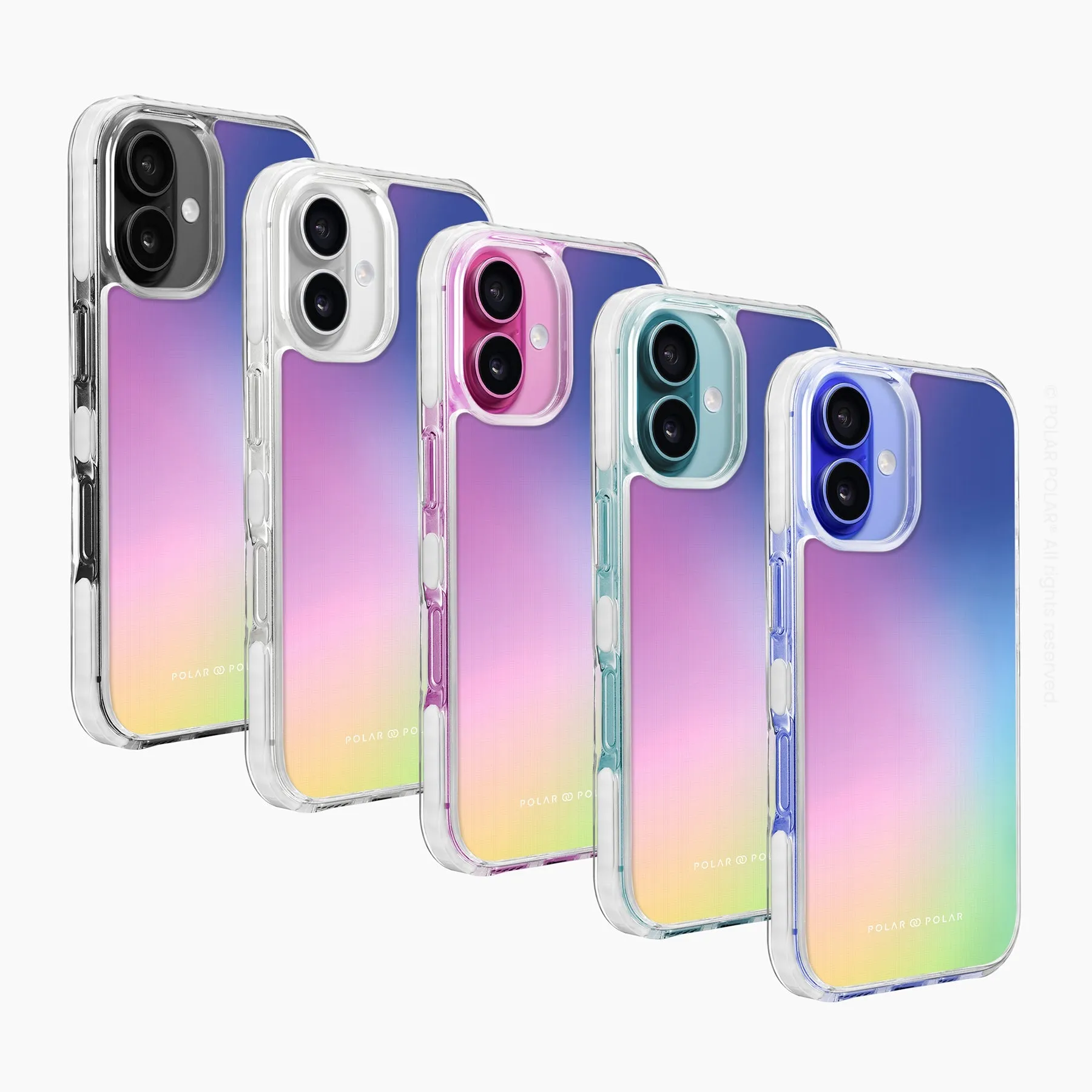 Daydream Holo - iPhone 16 Clear Bumper MagSafe Case