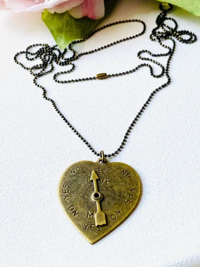 Decision Necklace, Yes/No/Maybe, Fidget Necklace, Spinner Necklace
