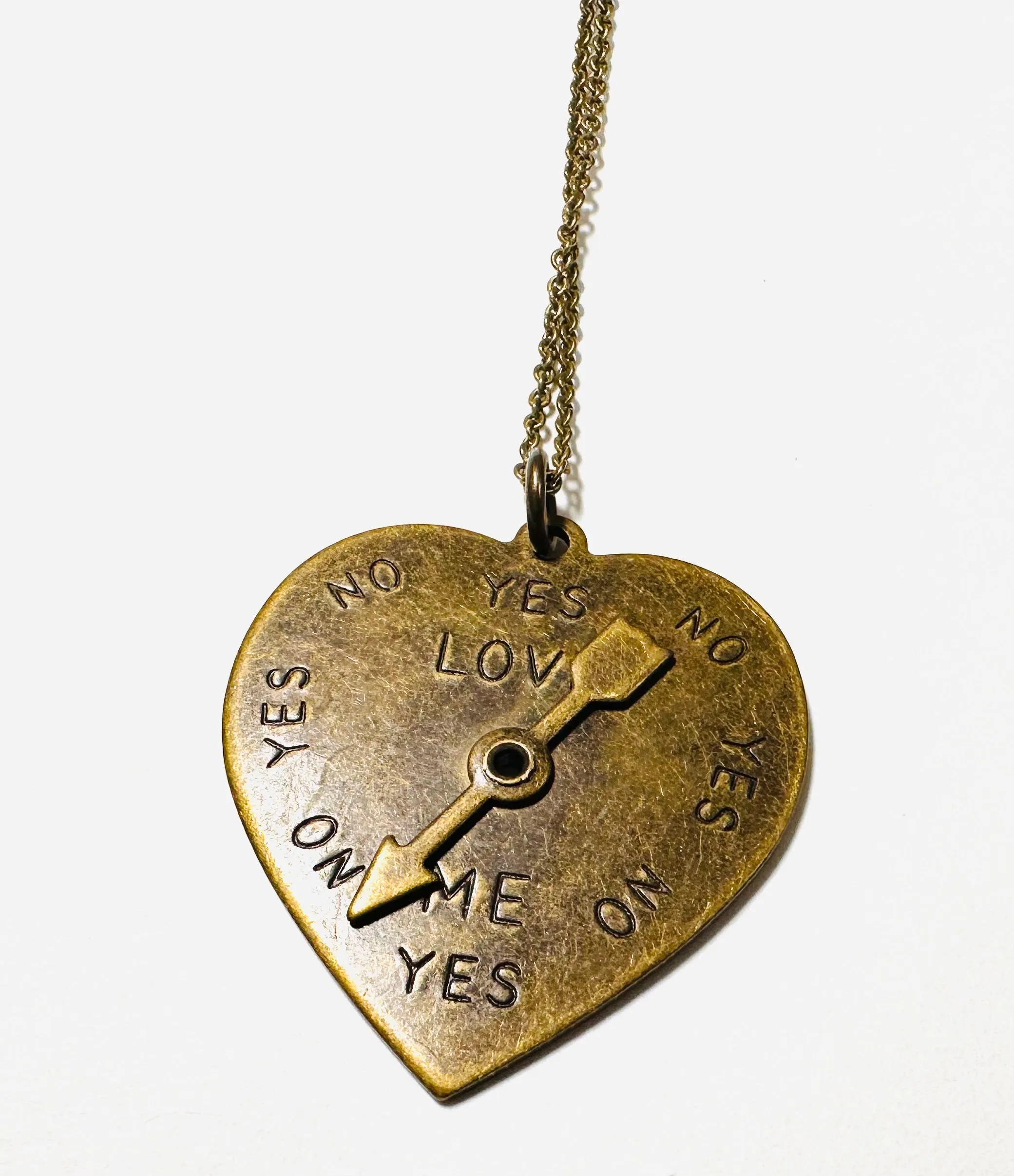 Decision Necklace, Yes/No/Maybe, Fidget Necklace, Spinner Necklace