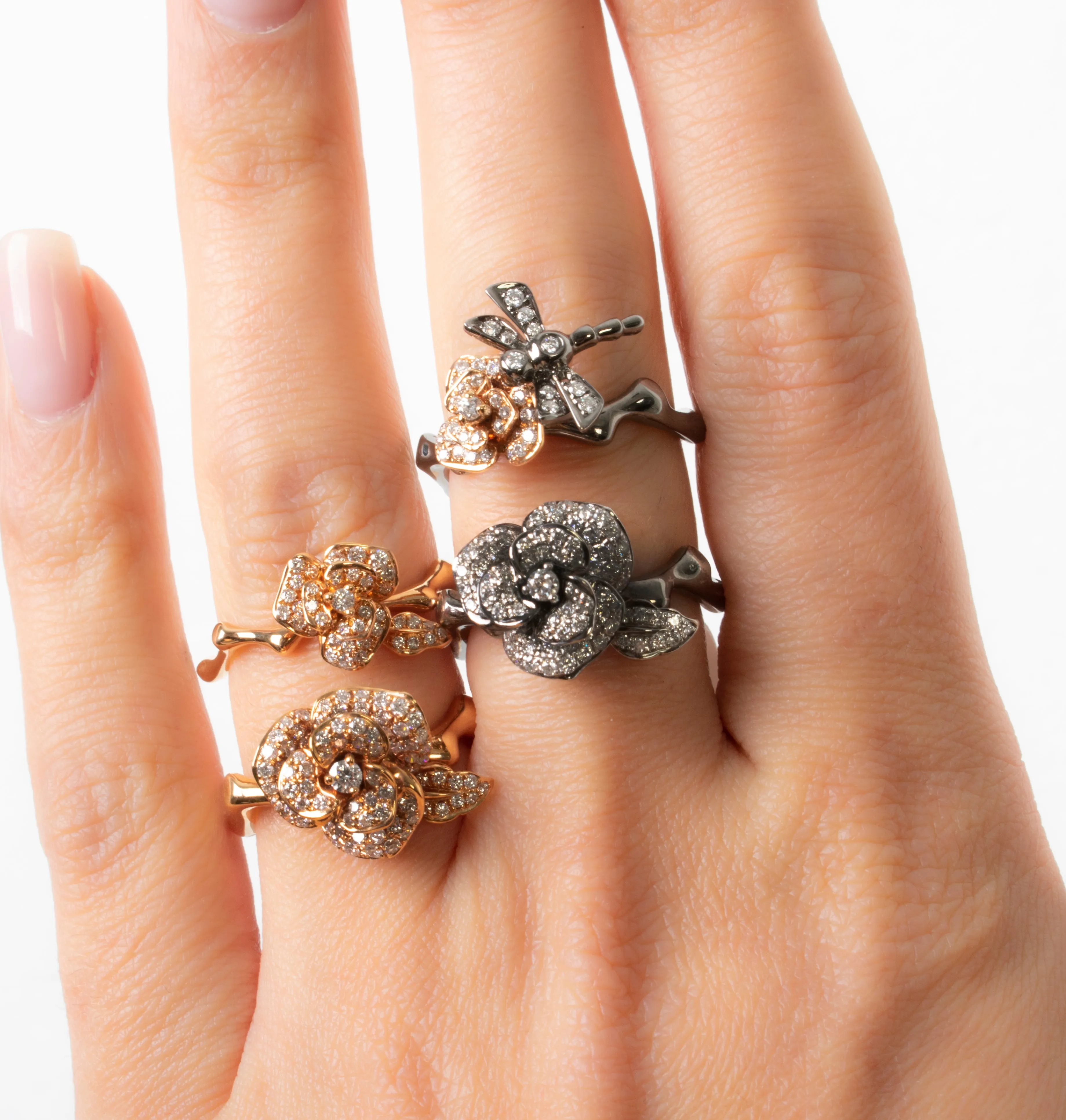 Diamond Rose Ring